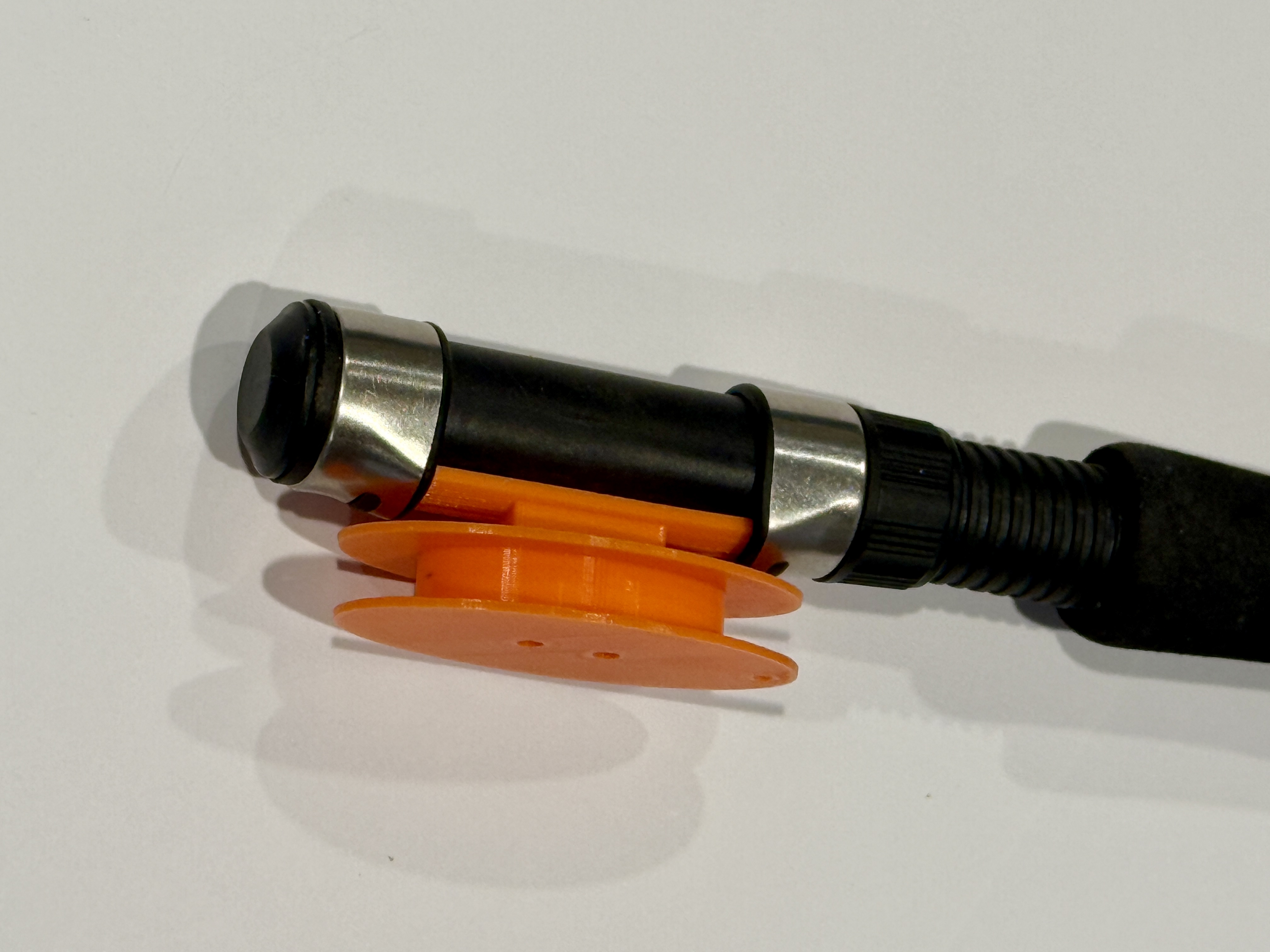 Tenkai First Prototype on a Fly Rod